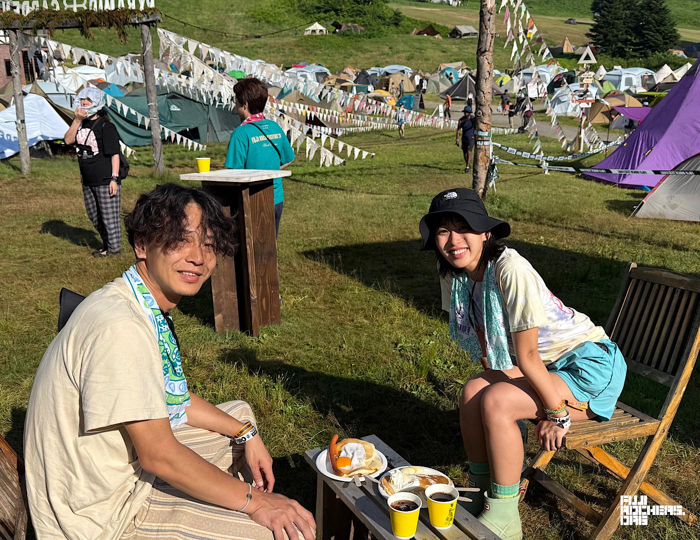 帰る前に朝食を！