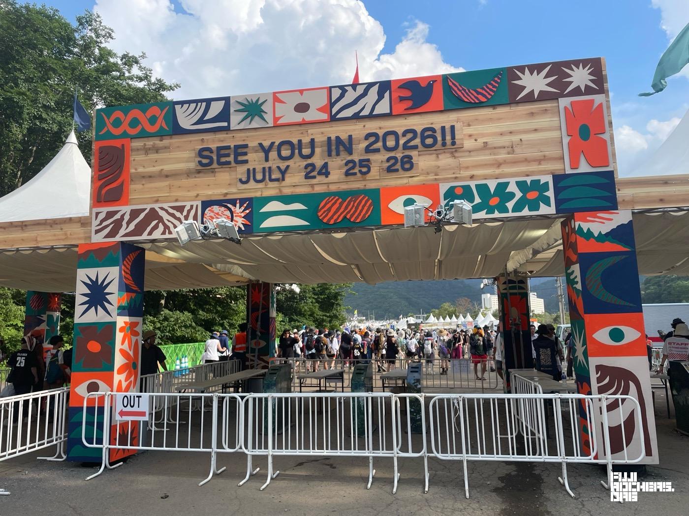 【速報】フジロック2026の開催が決定！