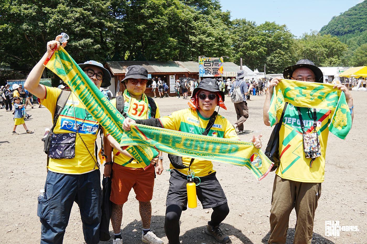 フジロック2025に集まったサッカーファン ～Jリーグ苗場支部～
