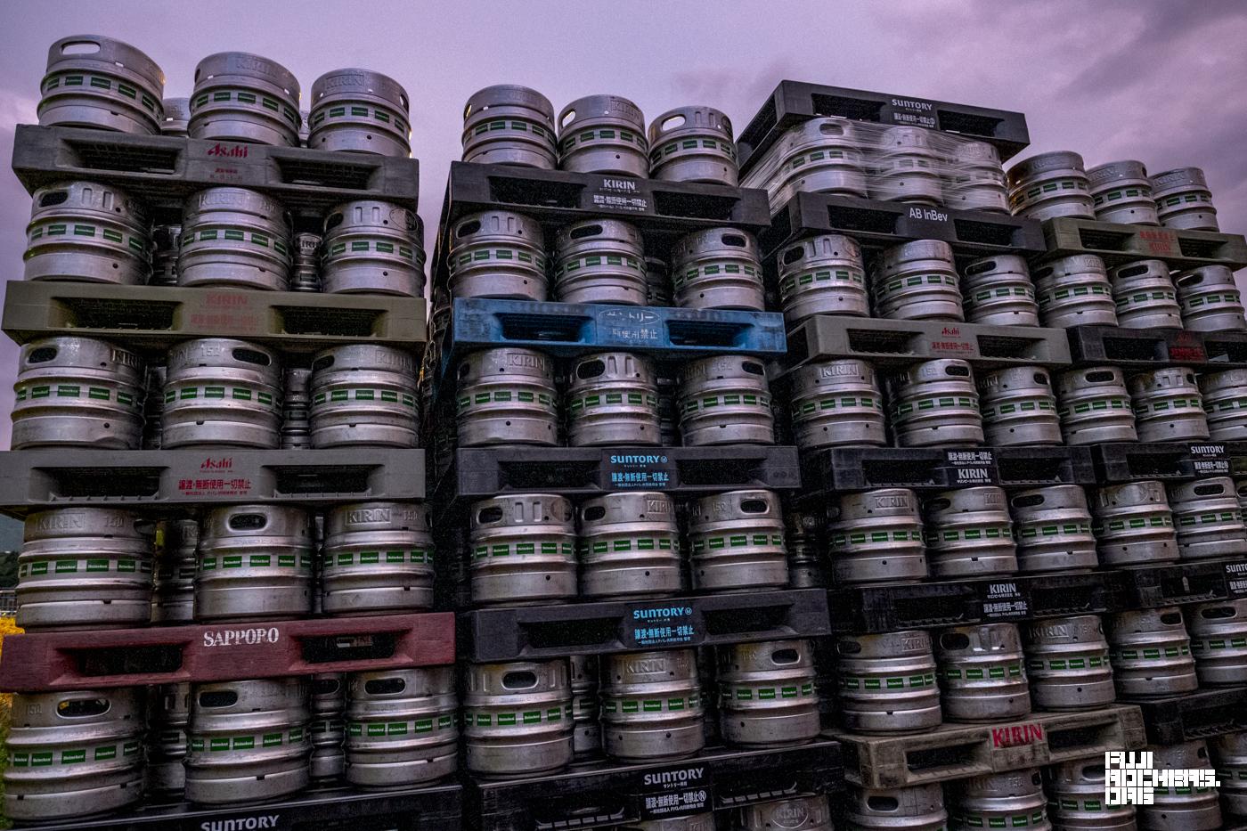 ビールの壁