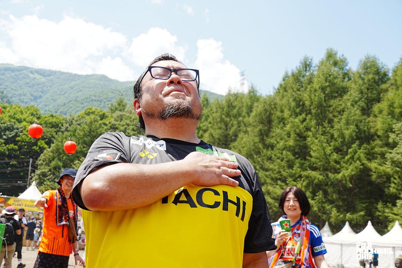 フジロック2025に集まったサッカーファン ～Jリーグ苗場支部～