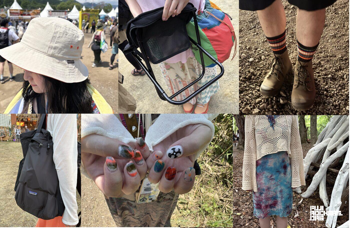 ファッションスナップ69人に聞いたフジロックの便利グッズをお届け