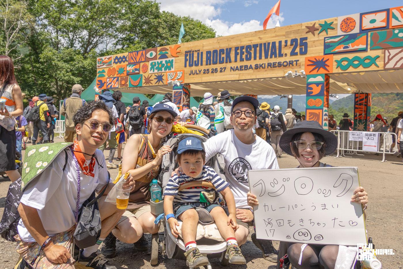 Message for Fujirock! 2025　初日