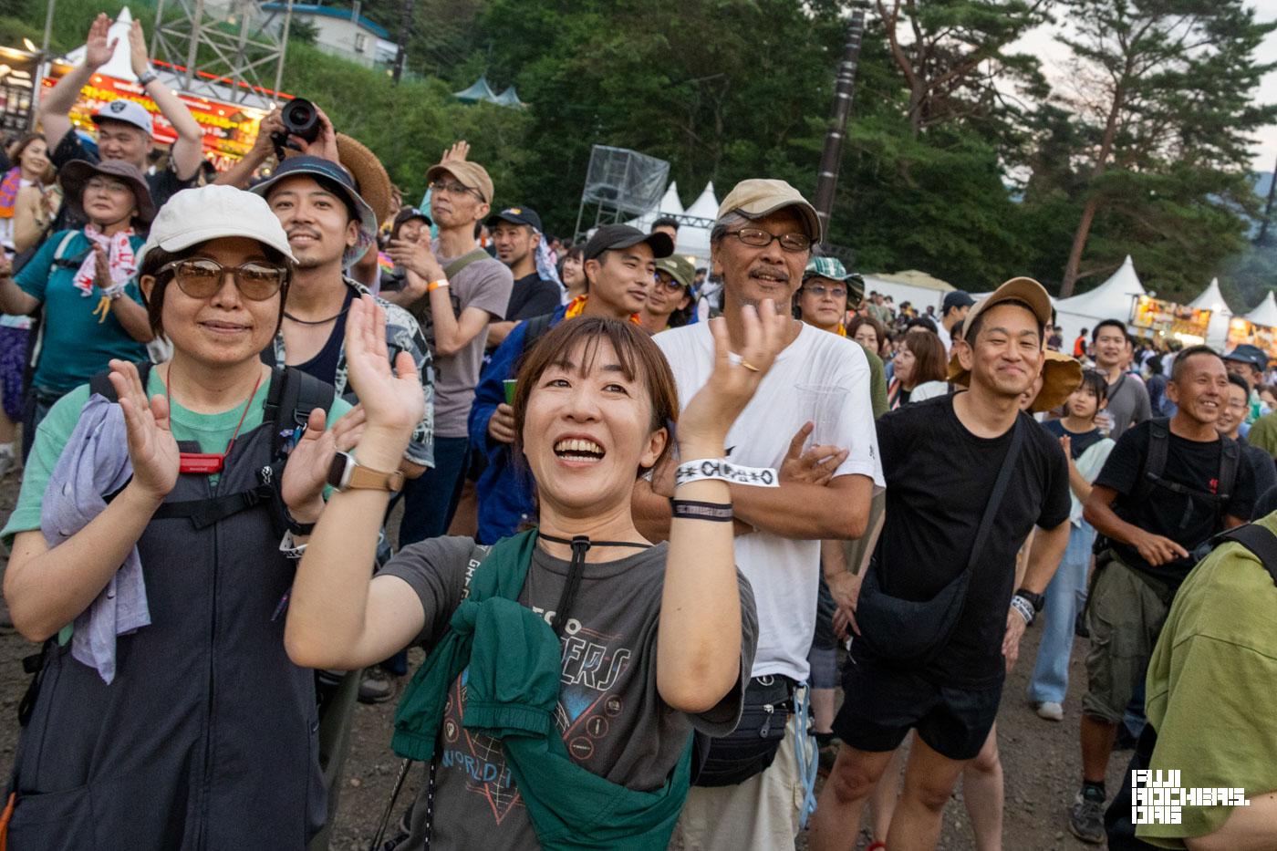 盆踊り会場はオアシス