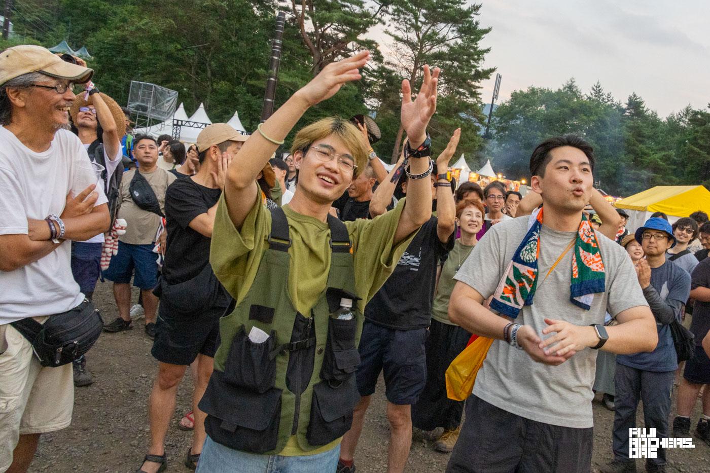盆踊り会場はオアシス